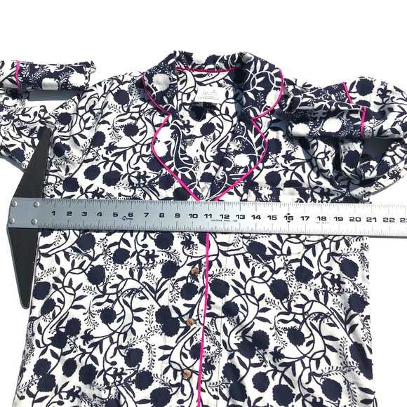 NWT Anthropologie Sweet Dreams flannel PJ top, collab with Cornelia O'Donovan - Picture 8 of 10